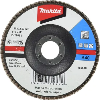 Brusný kotouč MAKITA D-27084 Lamelový kotouč 125 x 22,23 mm A40 free_store_pickup