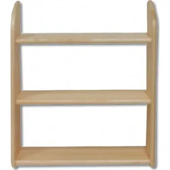 regál Drewmax dřevěná závěsná polička z masivního dřeva borovice PK111 pacyg
