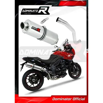 Výfuk pro motocykl Laděný výfuk DOMINATOR TRIUMPH TIGERSPORT 1050 16-20 OVÁLNÁ KONCOVKA