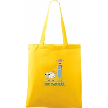 BIO farmář - Taška bavlněná - 42 x 38 cm ( Žlutá )