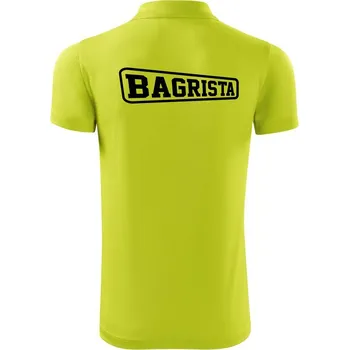 Pánská košile Bagrista - rámeček - Polokošile Victory sportovní (dresovina) - S ( Limetková )