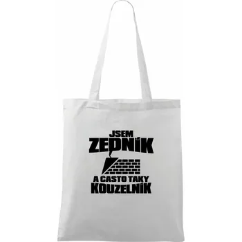 Zedník kouzelník - Taška bavlněná - 42 x 38 cm ( Bílá )
