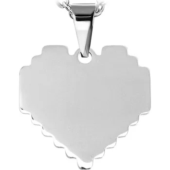 Přívěsek Šperky4U Ocelový přívěšek srdce - DR1320
