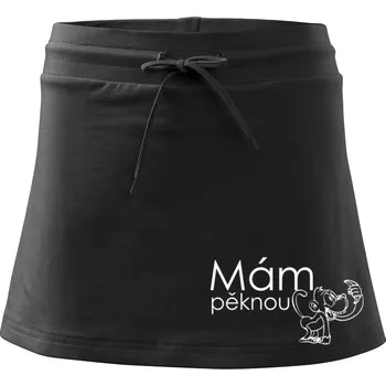 Dámská sukně Mám pěknou vopici - Sportovní sukně - two in one - M ( Černá )
