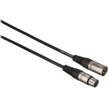 Audio kabel Kramer 3-Pin XLR Male to 3-Pin XLR Female Quad-Style Cable (1.5')