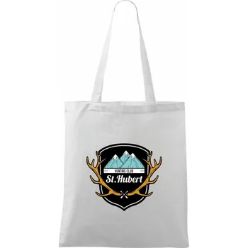 Erb - St. Hubert - Taška bavlněná - 42 x 38 cm ( Bílá )
