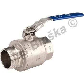 Ventil SFERACO - Francie | Kulový kohout (ventil) nerezový MF páka plnoprůtokový NEREZ - INOX - 3/8" N789