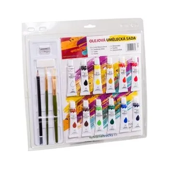 Olejová barva Olejové barvy - umělecká sada 12x12 ml