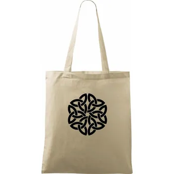 Nákupní taška Keltský ornament - Taška bavlněná - 42 x 38 cm ( Naturální )