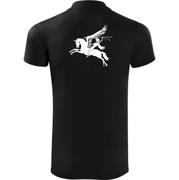 Pánská košile Airborne units - Polokošile Victory sportovní (dresovina) - 3XL ( Černá )