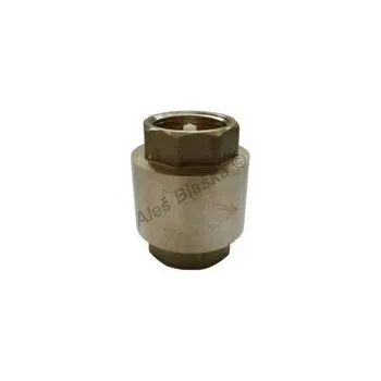 Ventil Mosazná univerzální zpětná klapka s plastovou klapkou MOSAZ (zpětný ventil voda) - 2,5" VO12