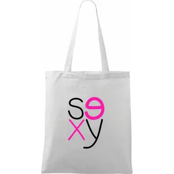 Sexy vedle sebe - Taška bavlněná - 42 x 38 cm ( Bílá )