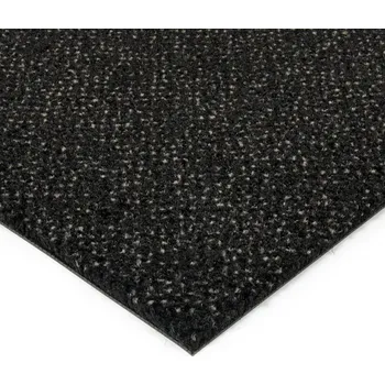 Rohožka Černá kobercová čisticí zóna FLOMA Cleopatra Extra (Bfl-S1) - délka 100 cm, šířka 100 cm, výška 0,9 cm