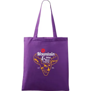 Moose - Taška bavlněná - 42 x 38 cm ( Fialová )