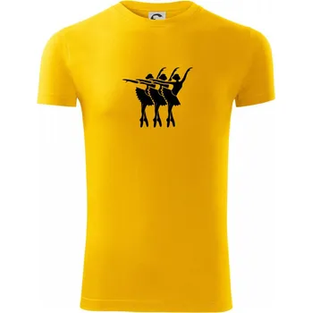 Pánské tričko Tři baletky - Viper FIT - Pánské zůžené tričko - S ( Žlutá )