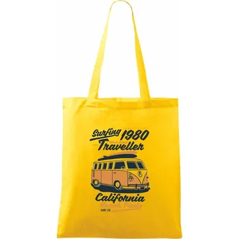 Surfing 1980 - Taška bavlněná - 42 x 38 cm ( Žlutá )
