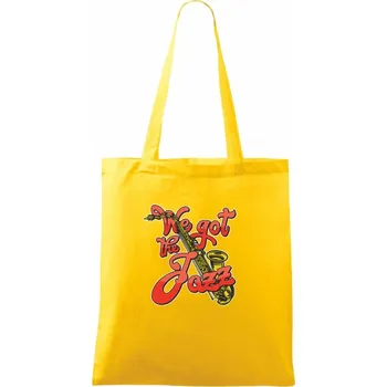 We got the Jazz - Taška bavlněná - 42 x 38 cm ( Žlutá )