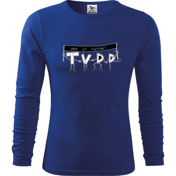 Asociace debatních klubů TVDD logo - Triko dětské Long Sleeve - 158 cm/12 let ( Královská modrá )