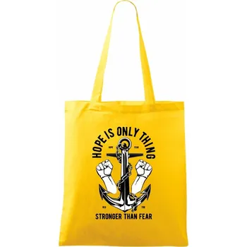Hope Is Only Thing - Taška bavlněná - 42 x 38 cm ( Žlutá )