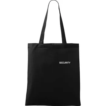 Nákupní taška Security nápis - Taška bavlněná - 42 x 38 cm ( Černá )
