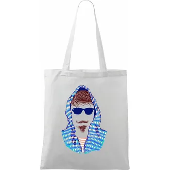 Hipster 2 - Taška bavlněná - 42 x 38 cm ( Bílá )
