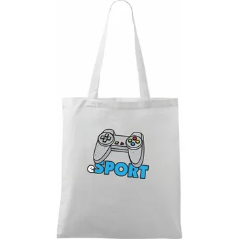 eSport - Taška bavlněná - 42 x 38 cm ( Bílá )