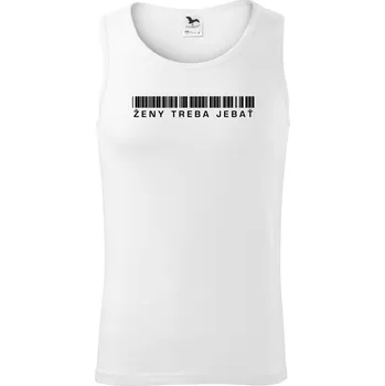 Pánské termoprádlo Ženy treba jebať - Tílko pánské Core - L ( Bílá )