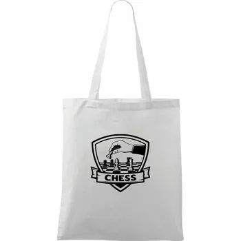 Chess erb - Taška bavlněná - 42 x 38 cm ( Bílá )