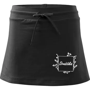 Dámská sukně Družička - Sportovní sukně - two in one - L ( Černá )