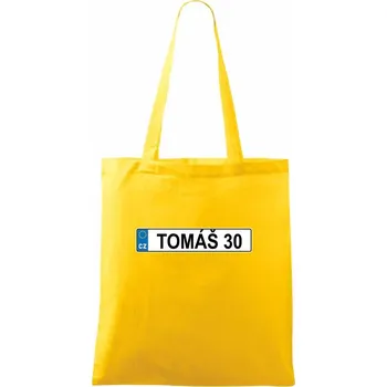 Nákupní taška SPZ Tomáš 30 - Taška bavlněná - 42 x 38 cm ( Žlutá )