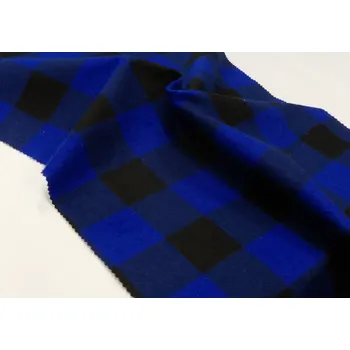 Flanel Modrá kostka artikl K1