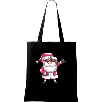 Santa rocker - Taška bavlněná - 42 x 38 cm ( Černá )