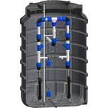 PUMPA black line Box 2 VE Morava XTREME2 GSM čerpací jímka včetně šachty a spínací skříňky, střídavý chod, plováky 2ks, sonda 1ks, 400V 2x1,1kW, kabely 10m