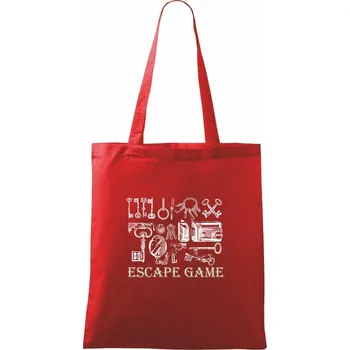 Escape game zámky - Taška bavlněná - 42 x 38 cm ( Červená )
