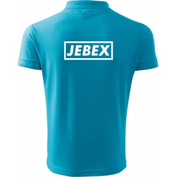 Pánská košile Jebex - Polokošile pánská Pique Polo 203 - 4XL ( Světlý tyrkys )
