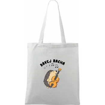 Dávej bacha - Taška bavlněná - 42 x 38 cm ( Bílá )