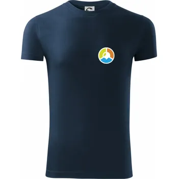 Asociace debatních klubů logo samostatné - Viper FIT - Pánské zůžené tričko - S ( Námořní modrá (velmi tmavá - téměř černá) )