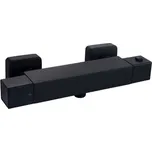 Termostatická baterie MEXEN CUBE - černá, 77200-70