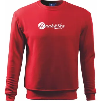 Chlapecké tričko Hanbářka okrasné - Mikina Essential dětská - 146 cm/10 let ( Červená )