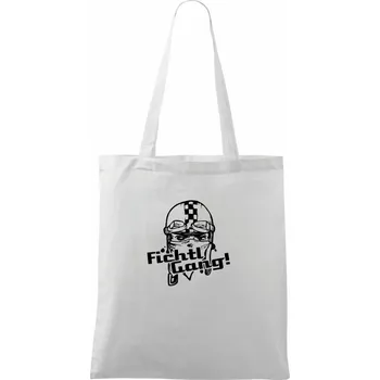 Nákupní taška Fichtl Gang! - Taška bavlněná - 42 x 38 cm ( Bílá )