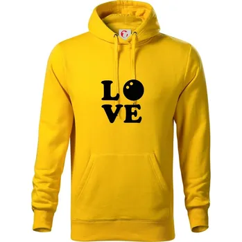 Pánská mikina Squash love - Mikina pánská Cape s kapucí - XL ( Žlutá )