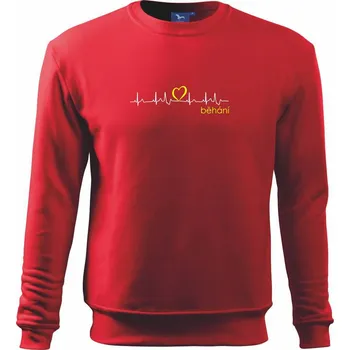 Moje srdce bije pro běhání - Mikina Essential dětská - 158 cm/12 let ( Červená )