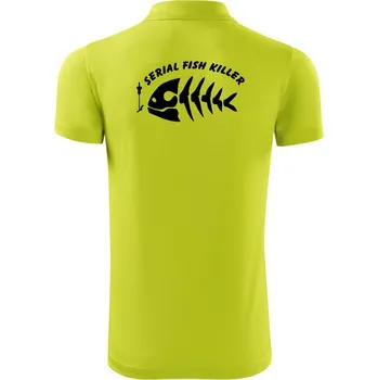 Pánská košile Rybaření - Serial fish killer - Polokošile Victory sportovní (dresovina) - 2XL ( Limetková )