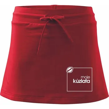Dámská sukně Moje kůzlata v ohradě - Sportovní sukně - two in one - L ( Červená )