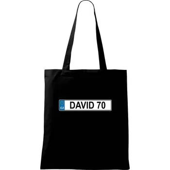 SPZ David 70 - Taška bavlněná - 42 x 38 cm ( Černá )