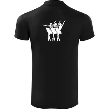 Pánská košile Tři baletky - Polokošile Victory sportovní (dresovina) - M ( Černá )