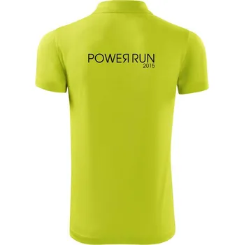Pánská košile Power run - Polokošile Victory sportovní (dresovina) - M ( Limetková )