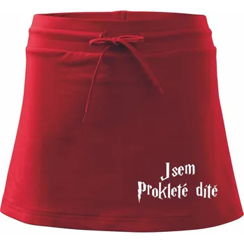 Dámská sukně Prokleté dítě - Sportovní sukně - two in one - XS ( Červená )