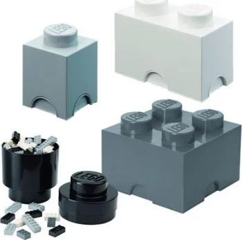 LEGO MultiPack úložné boxy 4 ks černý/bílý/šedý