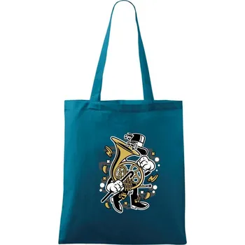 Trubkanátor - Taška bavlněná - 42 x 38 cm ( Petrolejová )